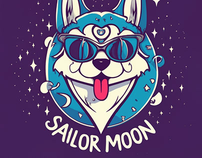 a logo of sailor moon