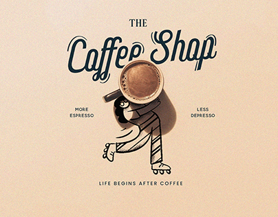 Branding & Architecture Design The Coffee Shop