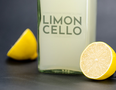 LIMONCELLO - refreshed bottle label design