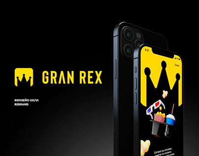 Rediseño UX/UI · Cines Gran Rex App