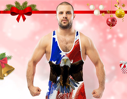 SUBLIMATED SINGLET X-MAS POSTS.