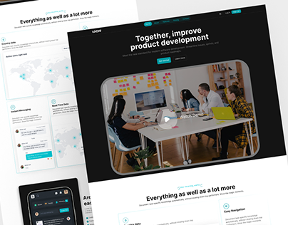 Product Development Website Design- SAAS Website