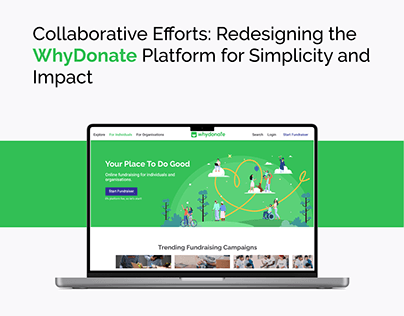 Project thumbnail - Redesigning the WhyDonate Platform