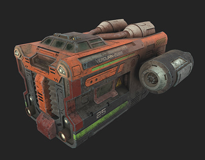 Hard surface model - low poly