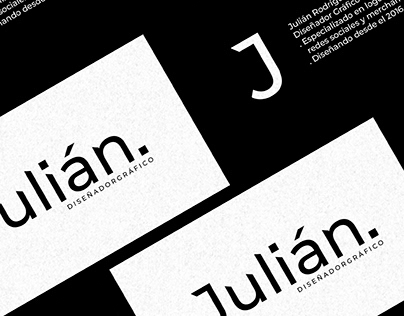 Julián RR - Diseño de logo personal.