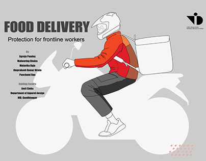 Protective wear for food delivery personnel