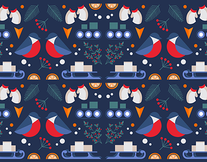Winter pattern for dropshipping company