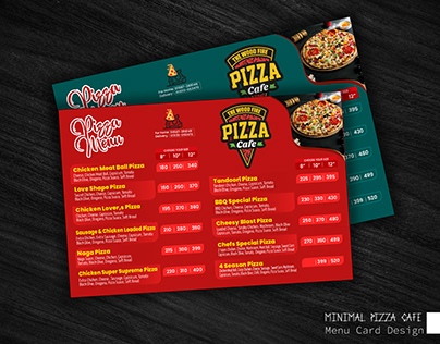 Menu Design/Pizza Menu/Food Menu/Restaurant Menu Design