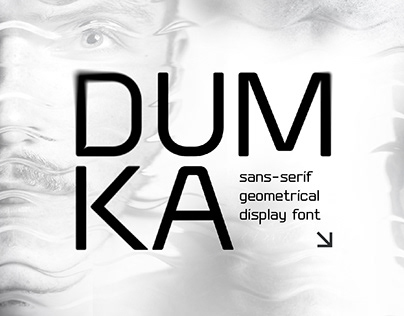 Dumka sans-serif font with free Cyrillic version