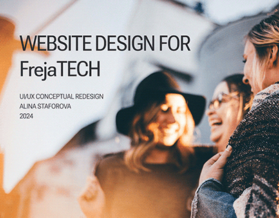 CONCEPTUAL REDESIGN OF WEBSITE FOR THE TECH COMPANY