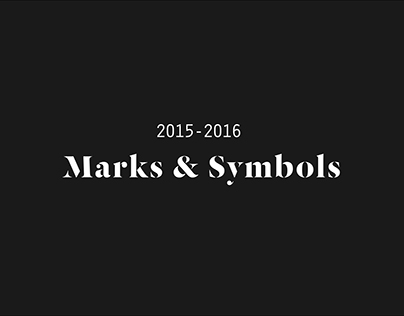 2015 - 2016 Marks & Symbols