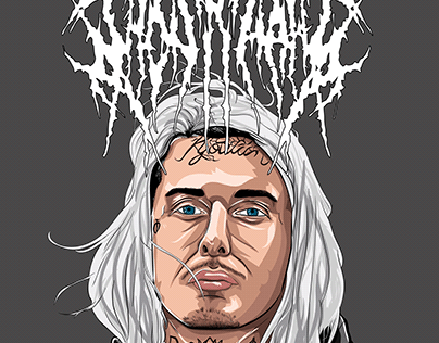 Ghostemane Cartoon