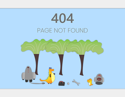 404 page design