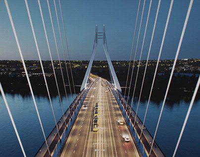 New Danube Bridge | Design by UNStudio