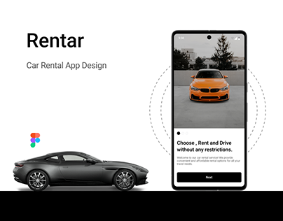 Rentar | Car Rental App | UI Design