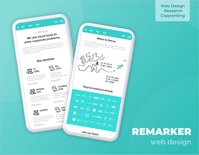 Remarker Website Design