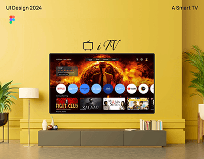 Smart Television "i Tv" UI Design