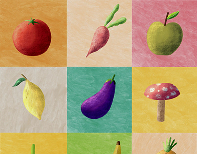 Fruit and Vegetable Illustration