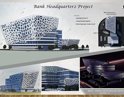 Bank Headquarters Project Third year Architecture