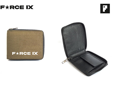 FORCE IX wallets and bags