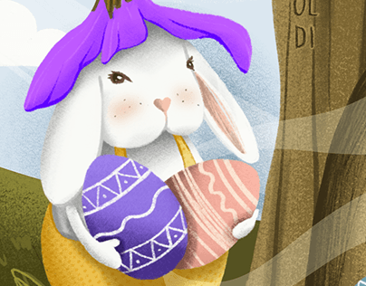 Bunny, preparing for Easter