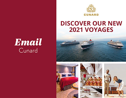 Cruise.co.uk Cunard Email Design