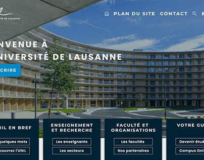 Université de Lausanne : Refonte du site web