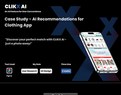 CLIKX AI - An AI Recommendations for all Clothing App