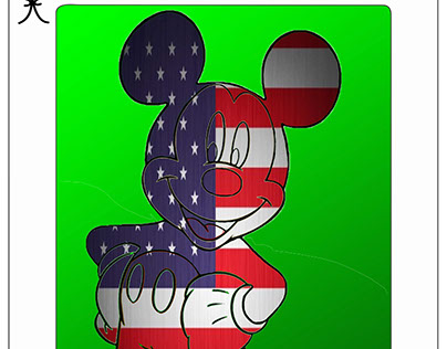 Mickey Mouse Playing Card