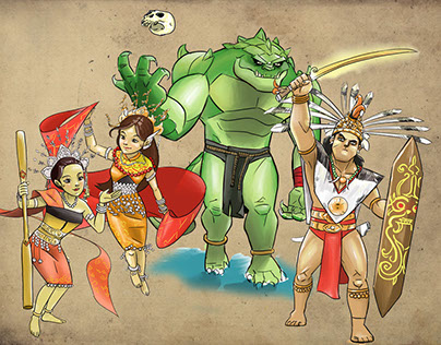 Character Design for Sarawak folklores