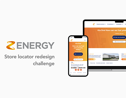 Z Energy Store Locator Redesign
