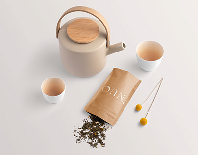 NUO Turmeric Tea Branding Identity