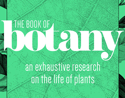 The Book of Botany - book design