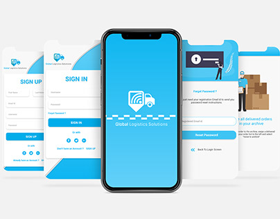GSL Courier Service App UI Design