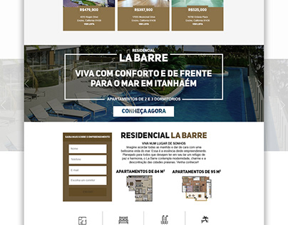 Layout para site - Zarall