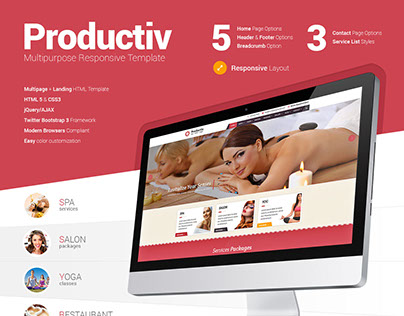 Productiv Multipurpose Responsive Website 2