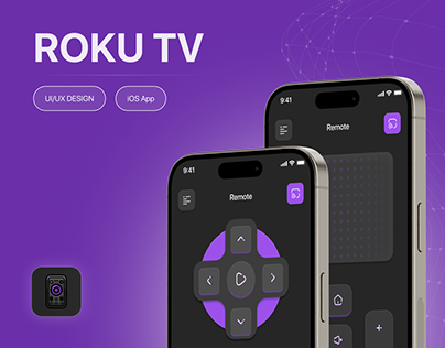 Roku TV remote app ui/ux