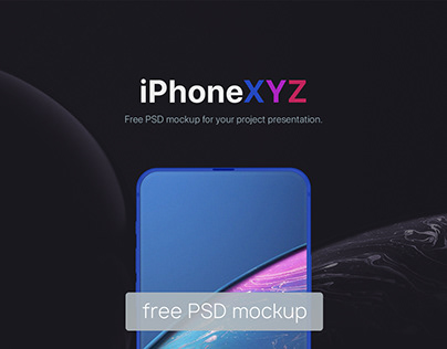 iPhone mockup free — PSD