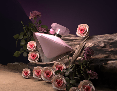 3D Rose Parfume
