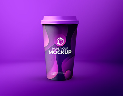 Free Paper Coffee Cup Mockup (PSD)