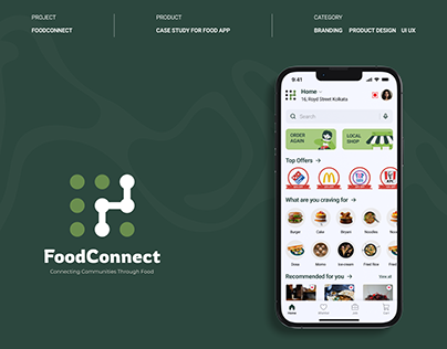 FoodConnect Product Design Case Study