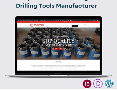 Wordpress Website for Drilling Tool Manufacturer