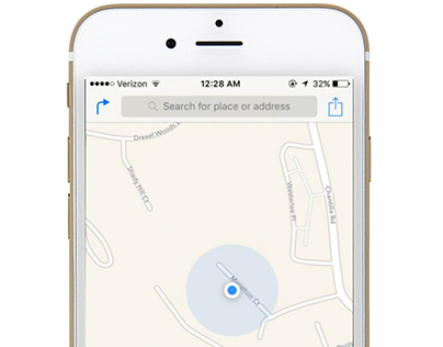 Redesign Apple Iphone Map App