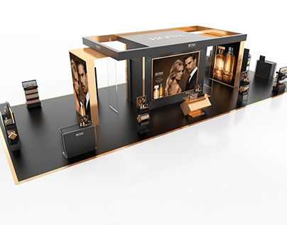 Hugo Boss The Scent Event Booth Exhibition