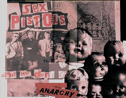 collage | polaroid series: music -sexpistols