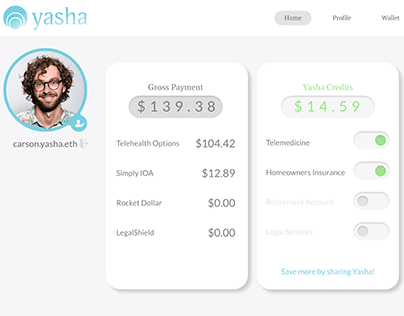 Yasha | UX/UI Web Design