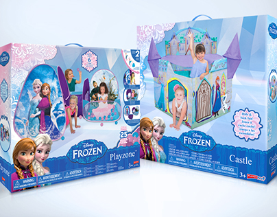 Disney Frozen Licensed Play Tent Packaging