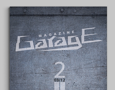 Дизайн обложки для Garage magazine
