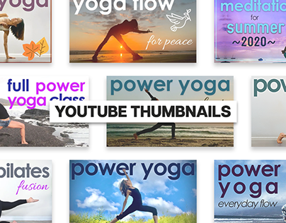 Youtube Thumbnail Design | Yoga Channel