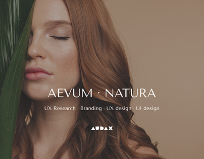 AEVUM NATURA Ecommerce - UX/UI Design